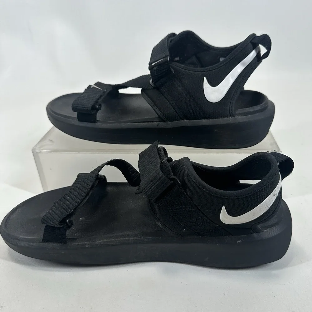 Nike Vista Sport‎ Sandals Men's Size 13 Straps Black White DJ6606-001 Shoes